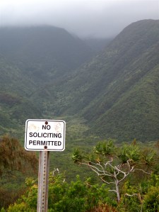 no soliciting hawaii
